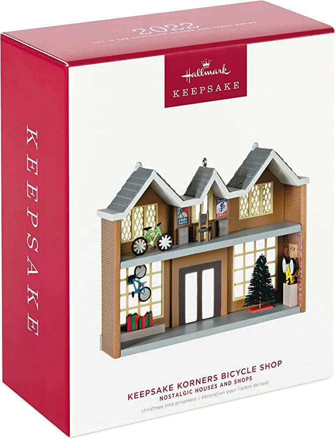 The Korners Bicycle Shop Christmas Ornament