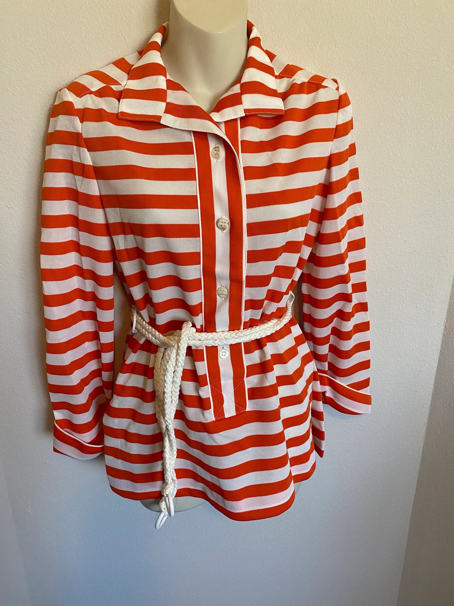 Vintage Women's Clothing Blouse, Belt, and Trousers