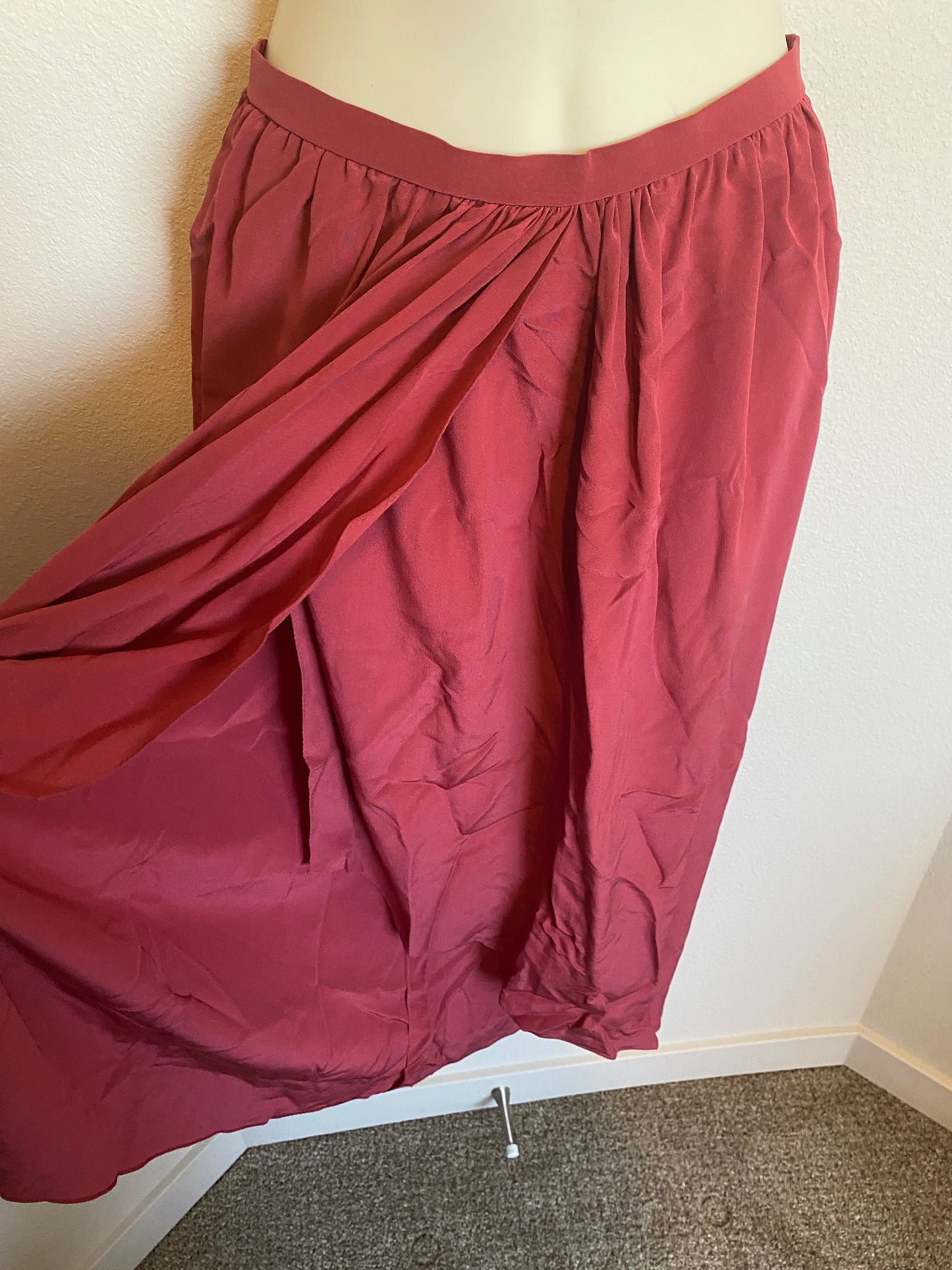 Vintage Women's Clothing Mauve Pink Skirt
