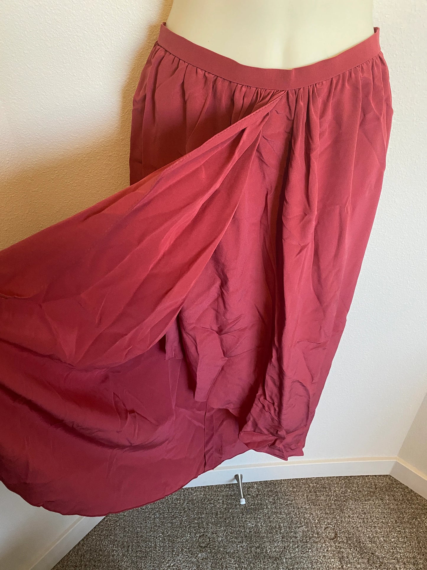 Vintage Women's Clothing Mauve Pink Skirt