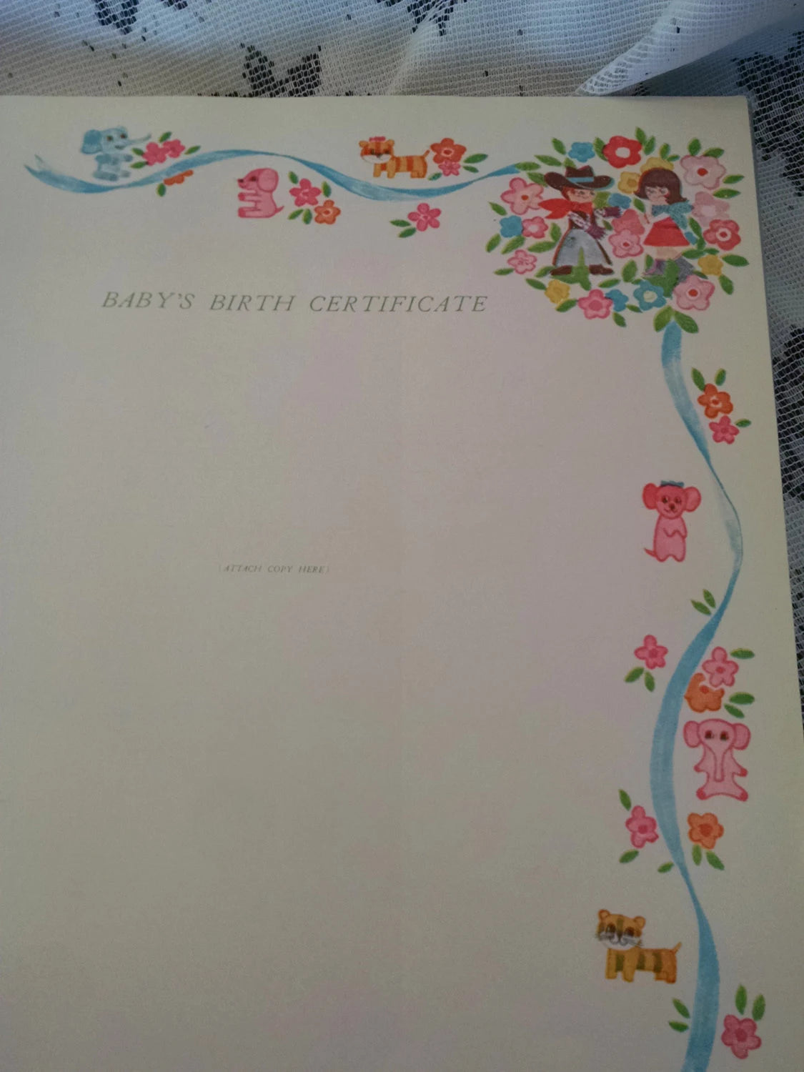 1960's Vintage Baby Photo Album and Baby Book