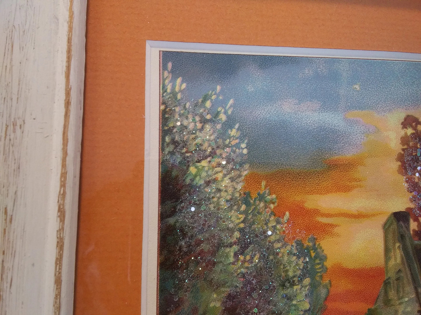 1930's Vintage Framed Homestead Postcard