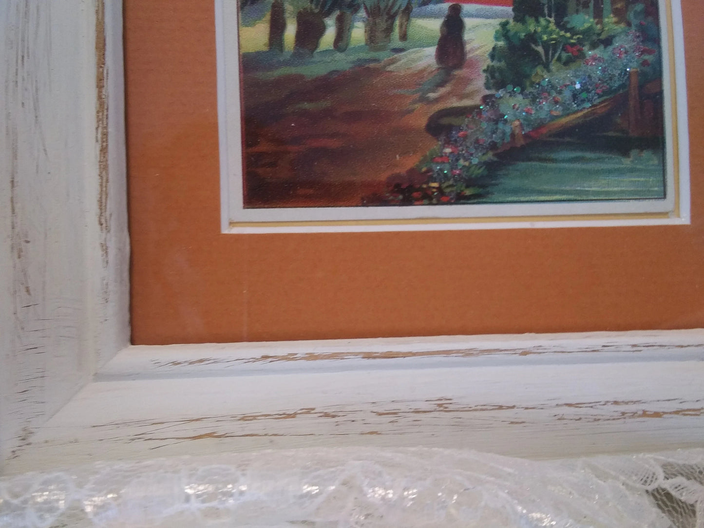 1930's Vintage Framed Homestead Postcard