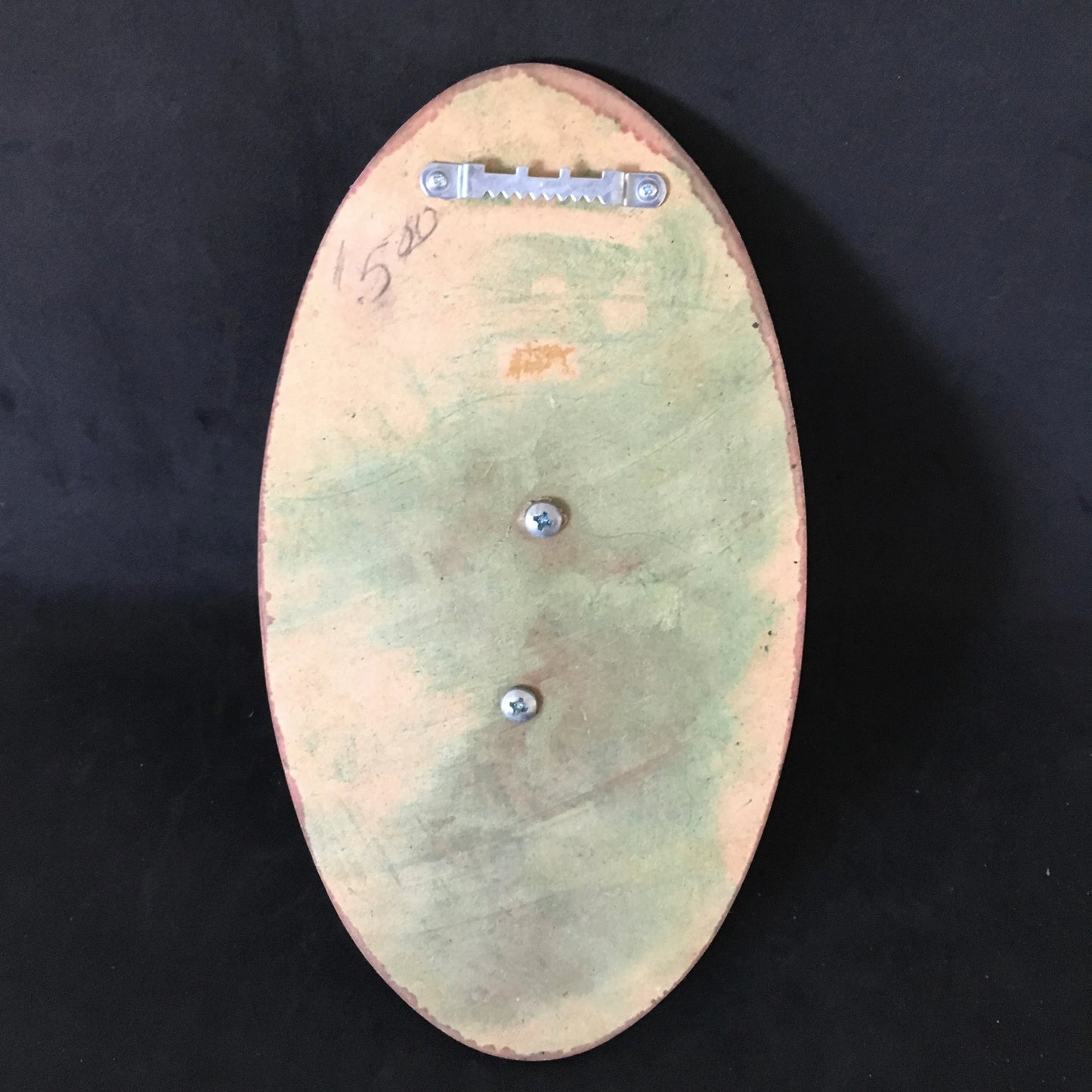 Vintage Bronze 3-D Clown Face Plaque