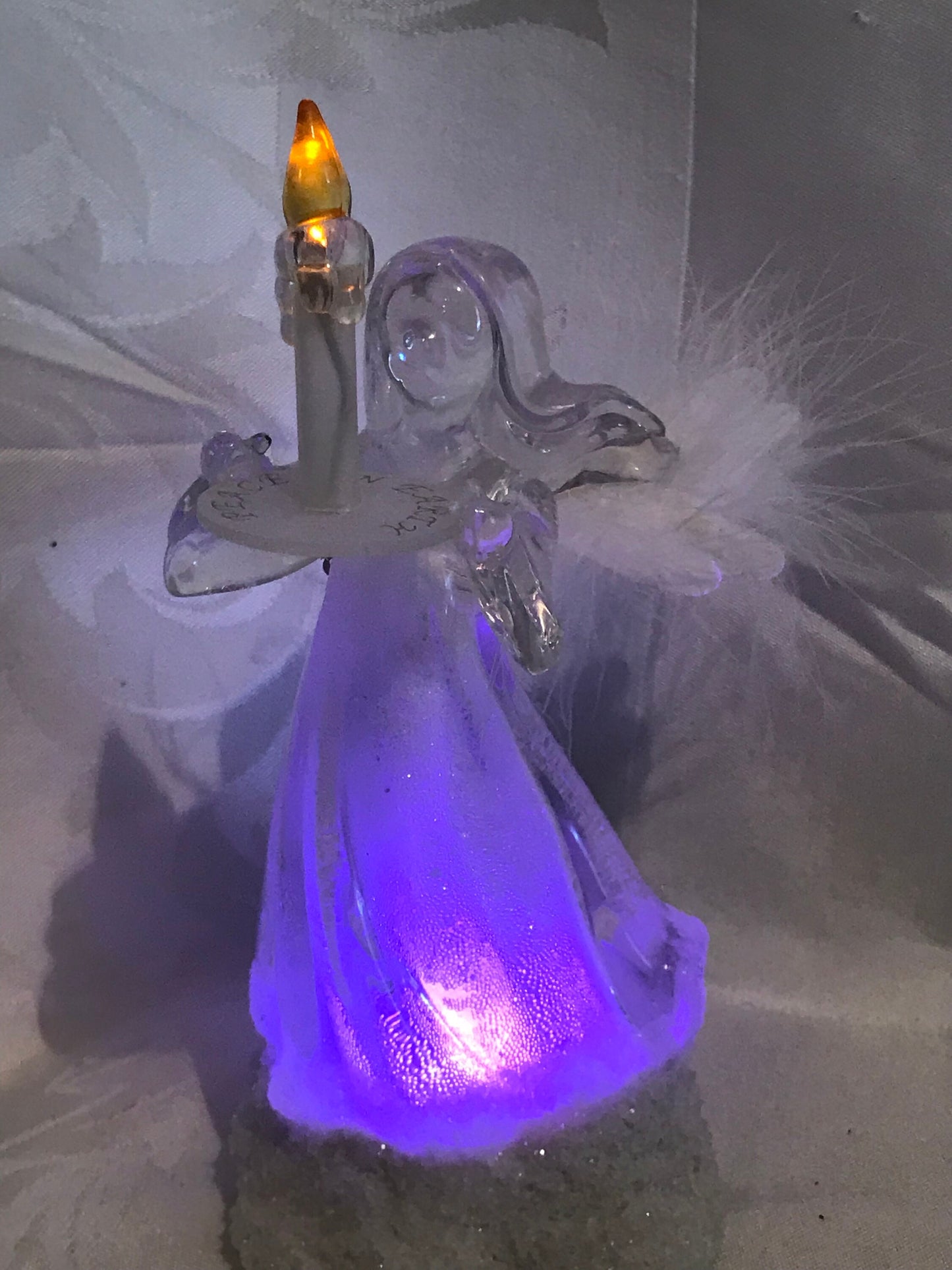 Lighted Acrylic Angel