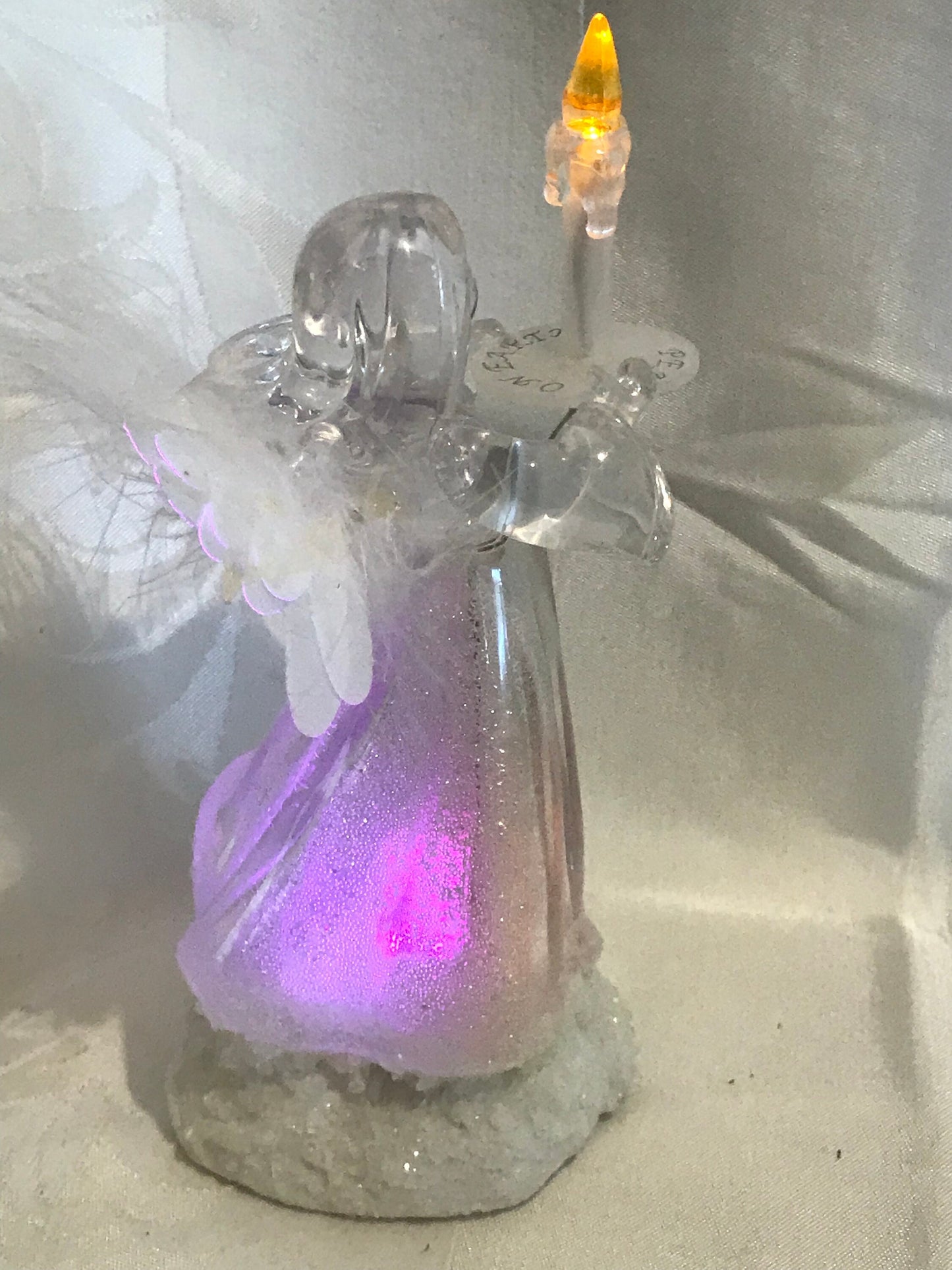 Lighted Acrylic Angel