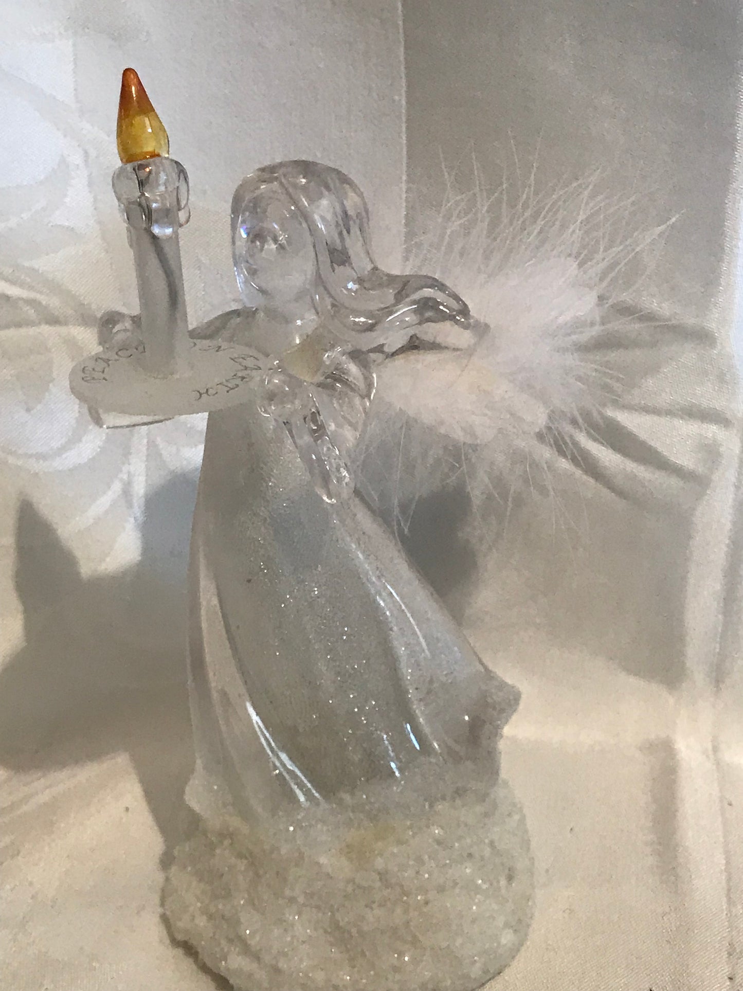 Lighted Acrylic Angel
