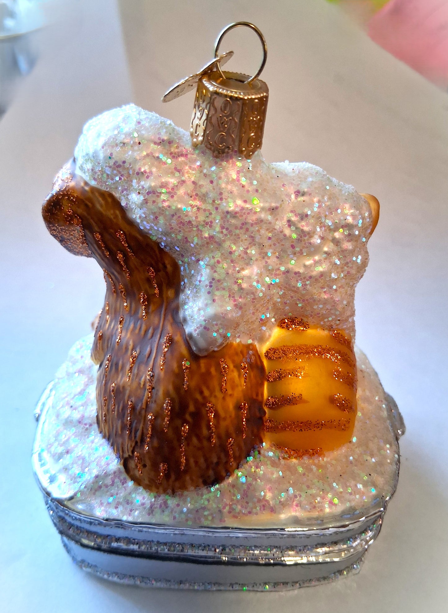 Bath Buddies Puppy and Kitten in Bubble Bath Dog Cat Themed Tree Ornament by Old World Christmas - RETIRED