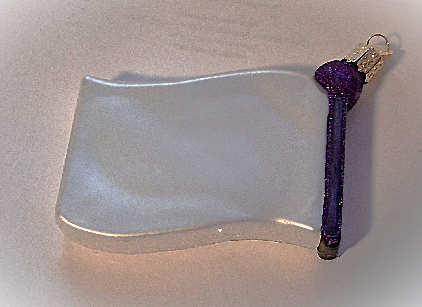 Washington State Huskies Flag - Blown Glass Tree Ornament by Old World Christmas