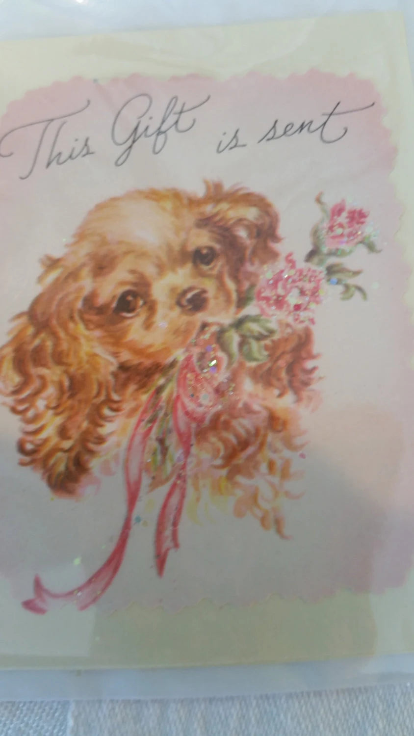 Set of 6 Handmade Vintage Greeting Cards