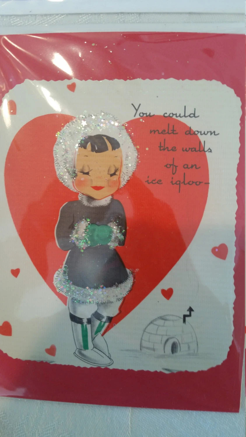 Set of 4 Vintage Handmade Valentine's Day Cards