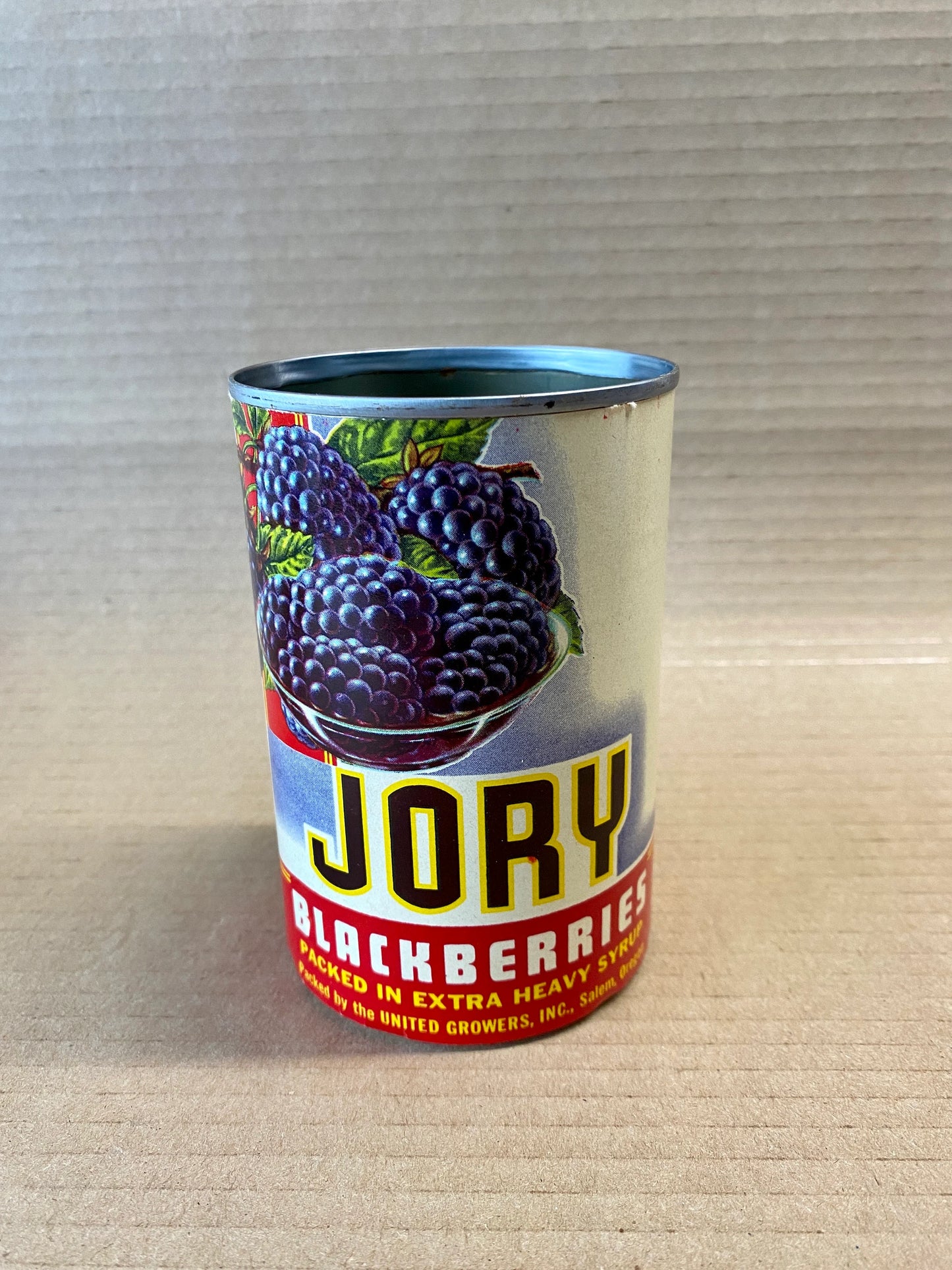 Vintage Label Set of 3 Fruit & Veggie Cans