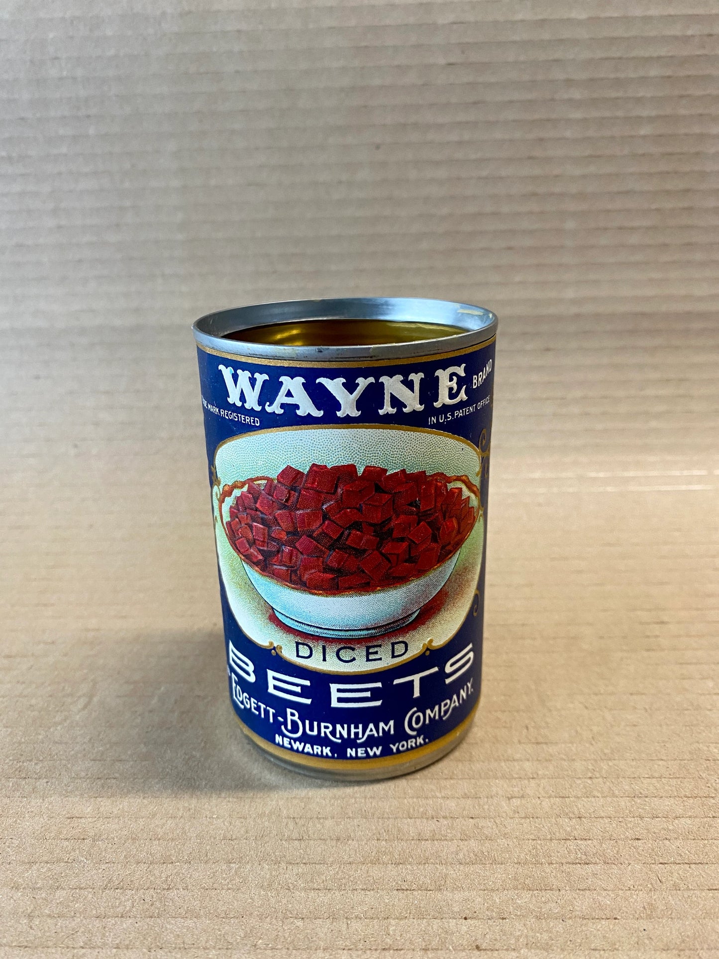Vintage Label Set of 3 Fruit & Veggie Cans