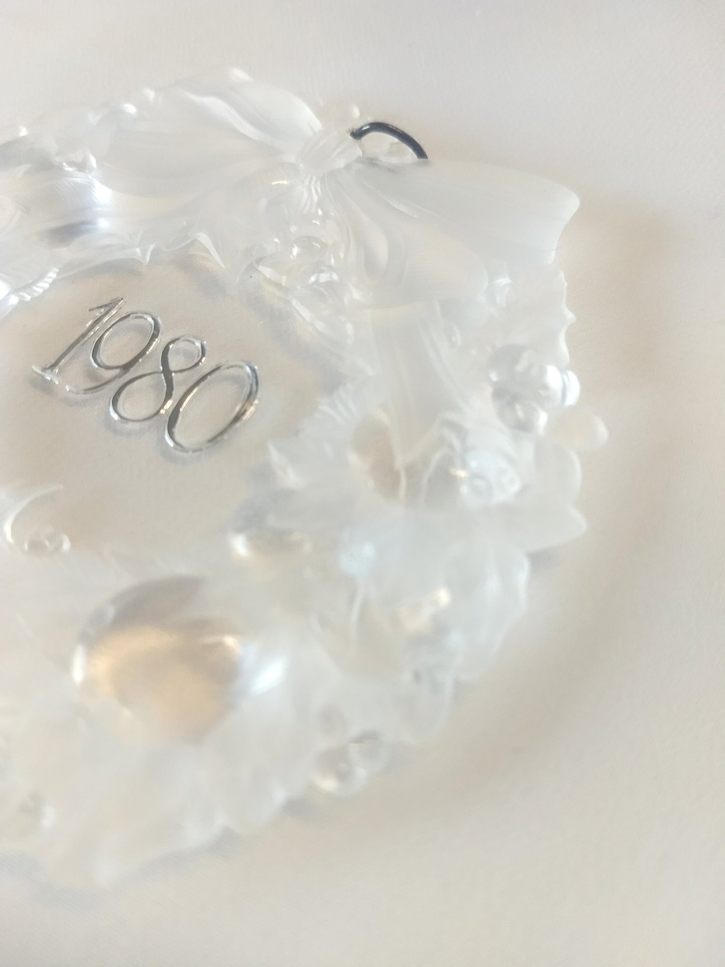 Vintage 1980 Hallmark Highlights Wreath Ornament