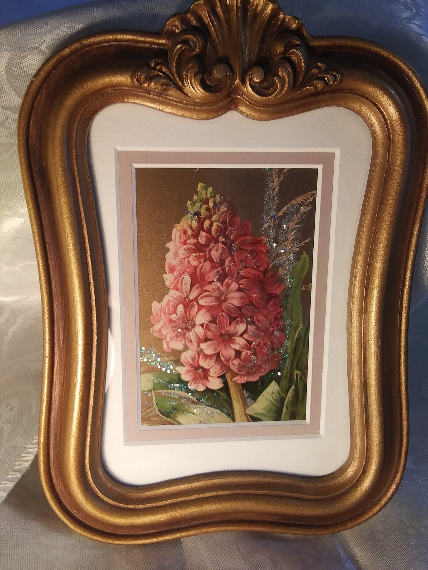 Vintage Early 1900's Framed Postcard Picture