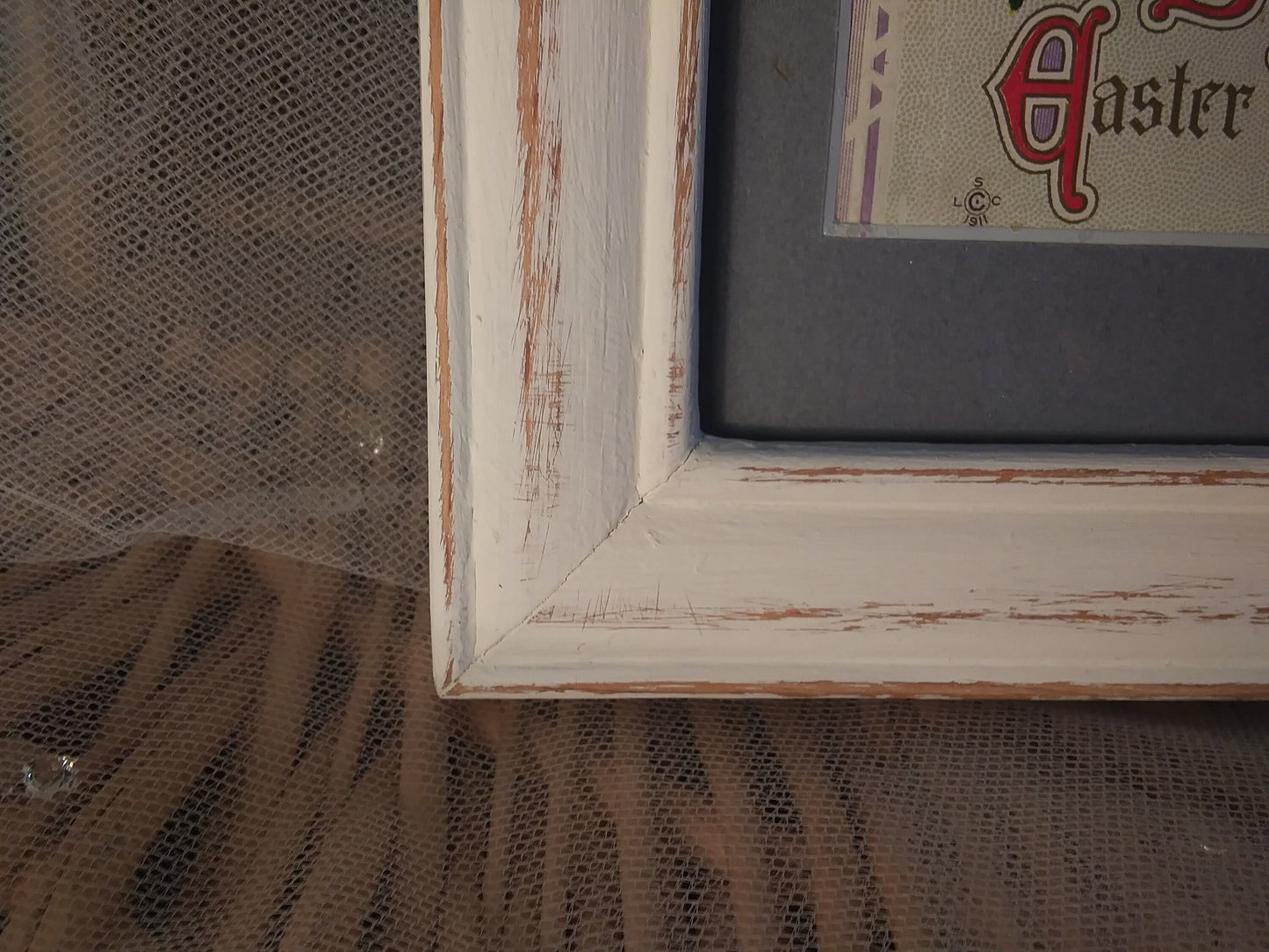 Early 1900's Vintage Framed Picture Postcard