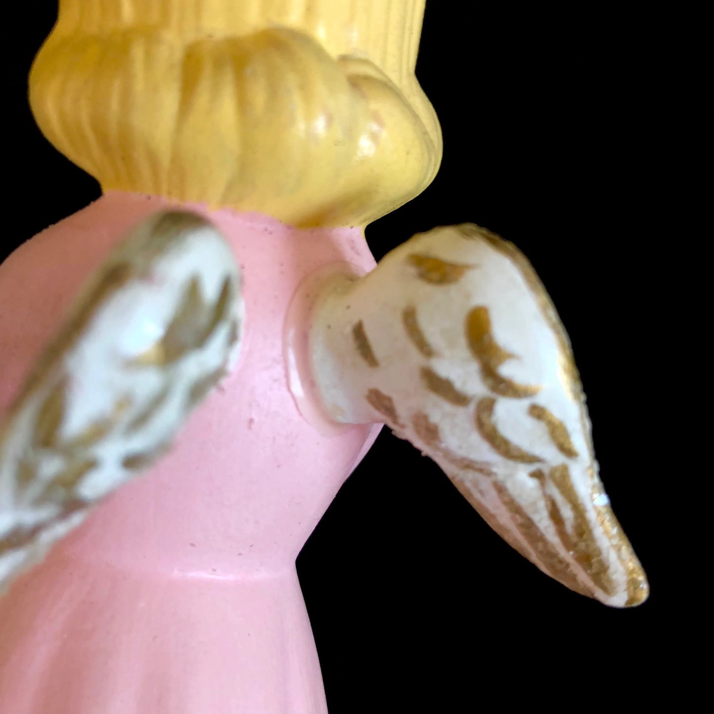 Vintage Porcelain Angel Girl and Boy Praying Set