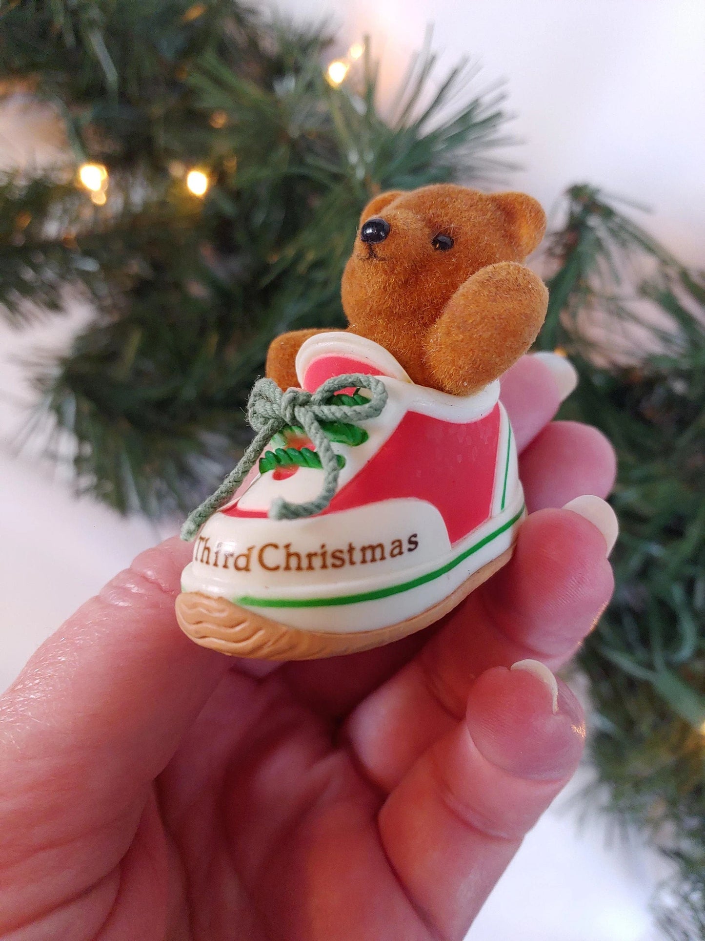 Vintage Hallmark 1985 Child's 3rd Christmas Ornament