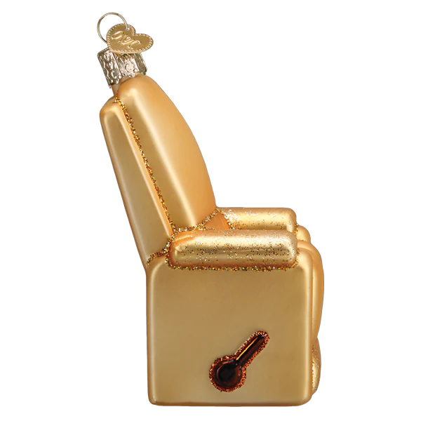 Favorite Recliner Glass Ornament Gift for Dad by Old World Christmas®