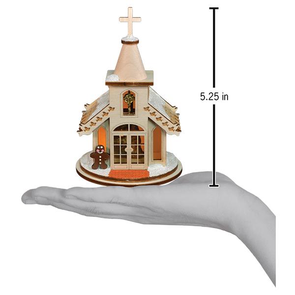Ginger Cottages Nativity Chapel - Old World Christmas Ornament