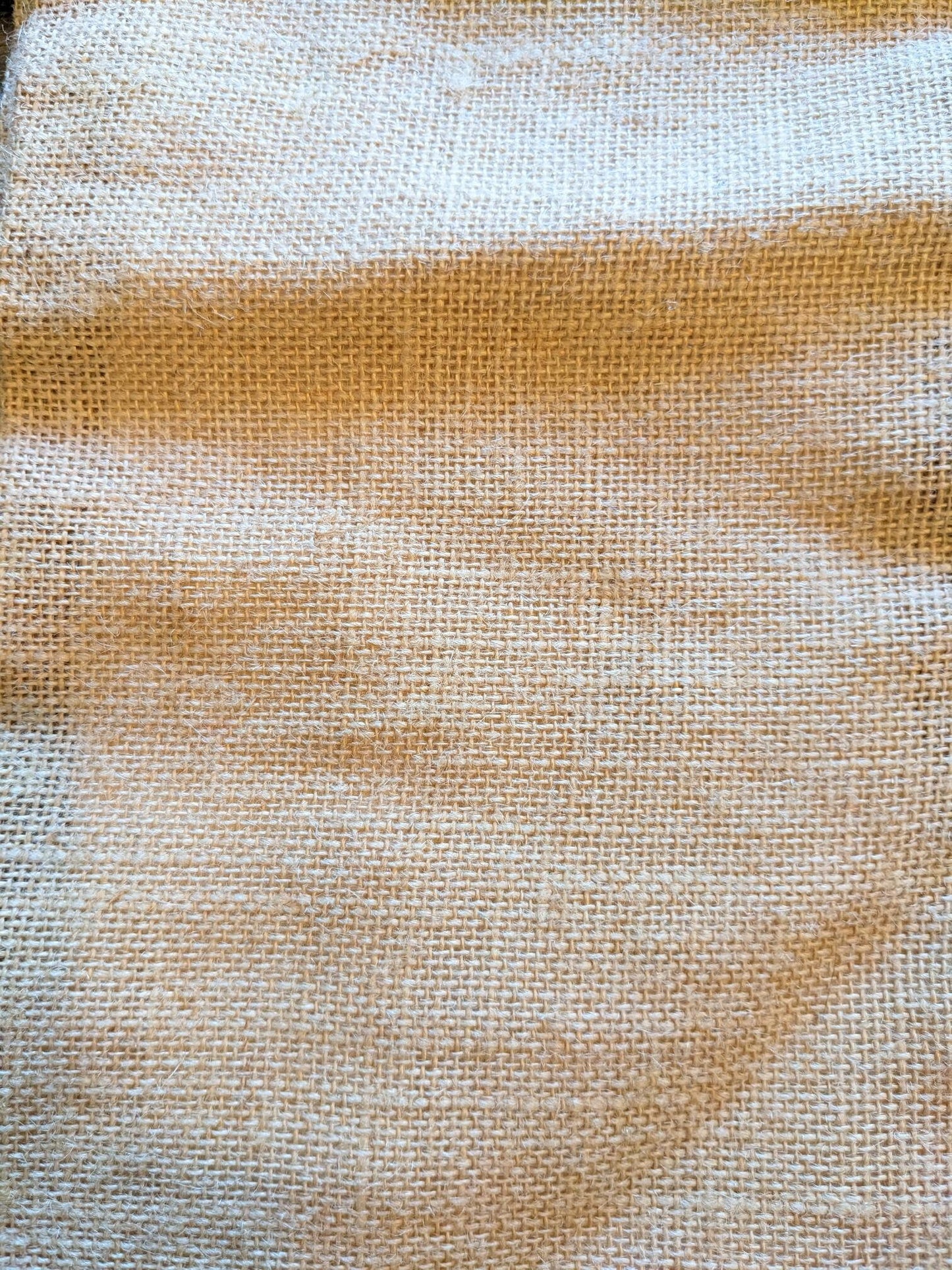 Burlap & Lace Christmas Stocking