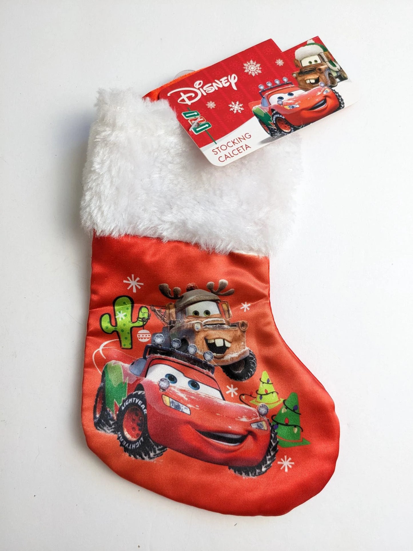 Disney Cars Small Christmas Stocking