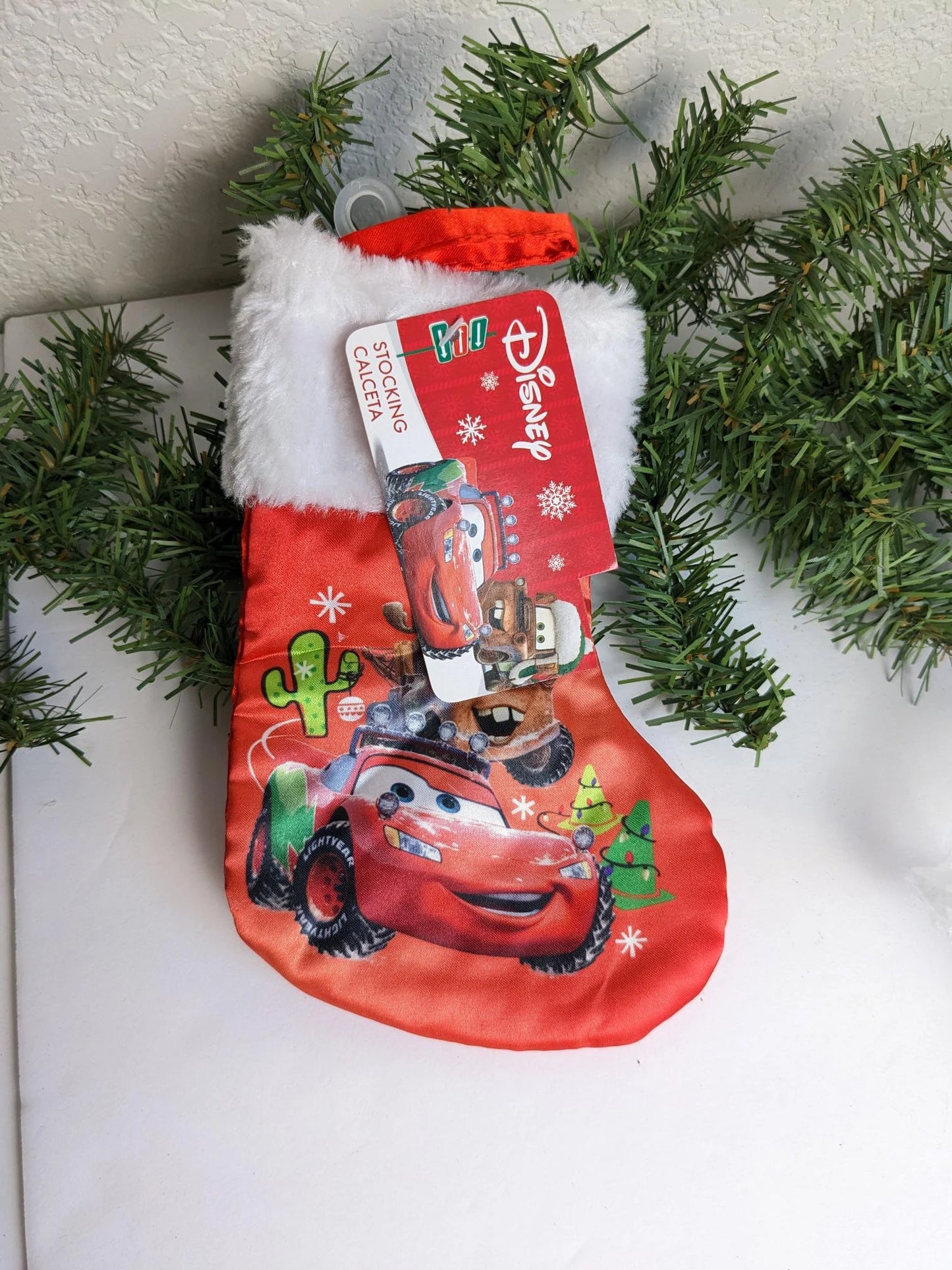 Disney Cars Small Christmas Stocking