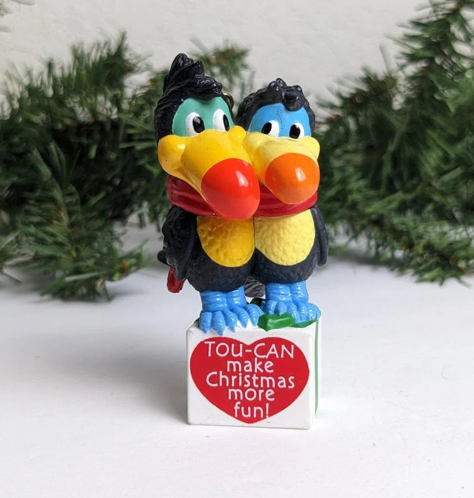 TOU CAN LOVE Toucan Couple Adorable Hallmark Christmas Ornament