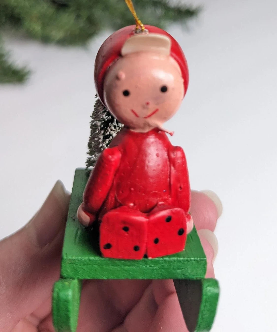 Vintage Wooden Christmas Ornaments
