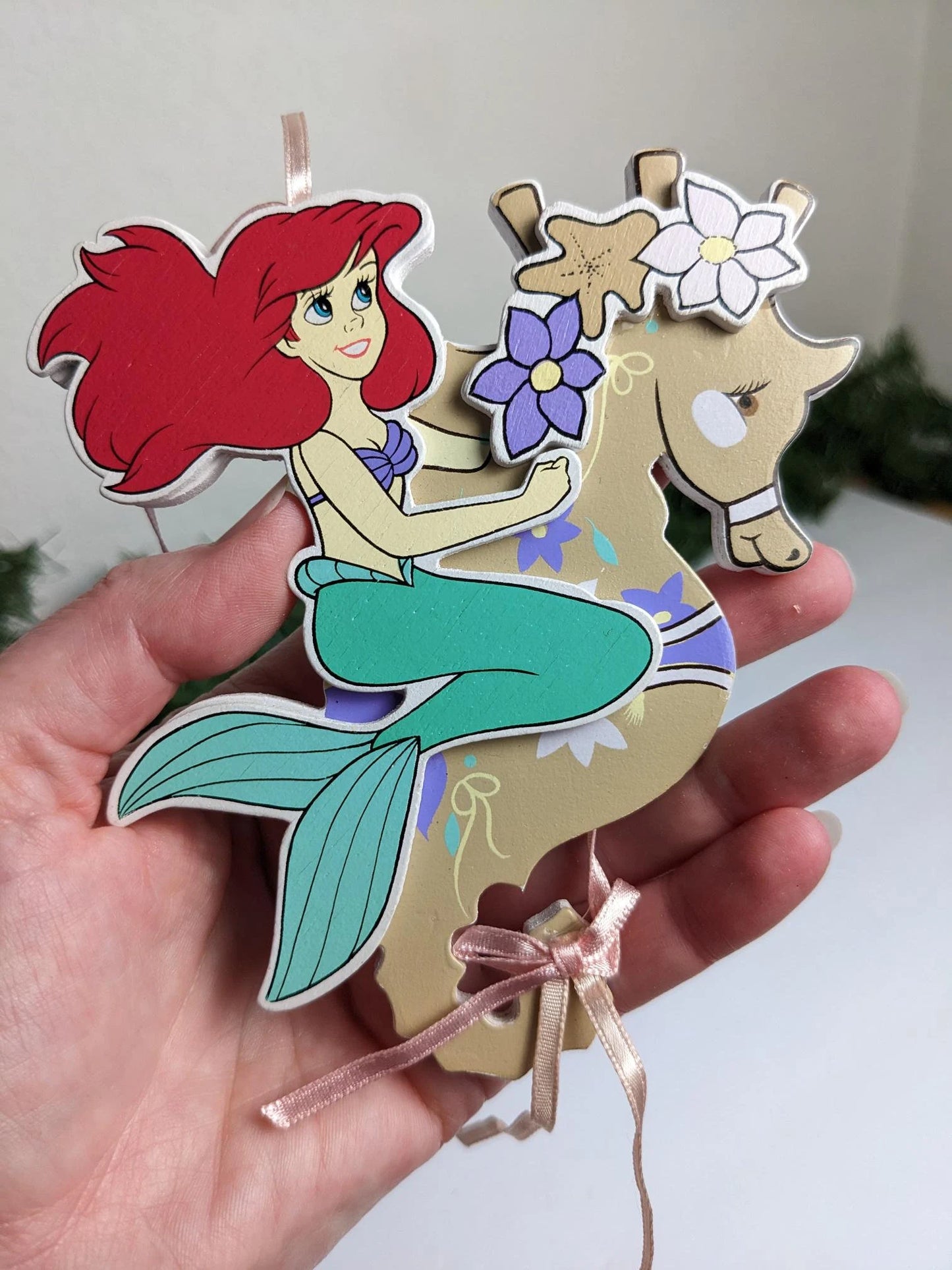 Vintage Little Mermaid Christmas Ornament