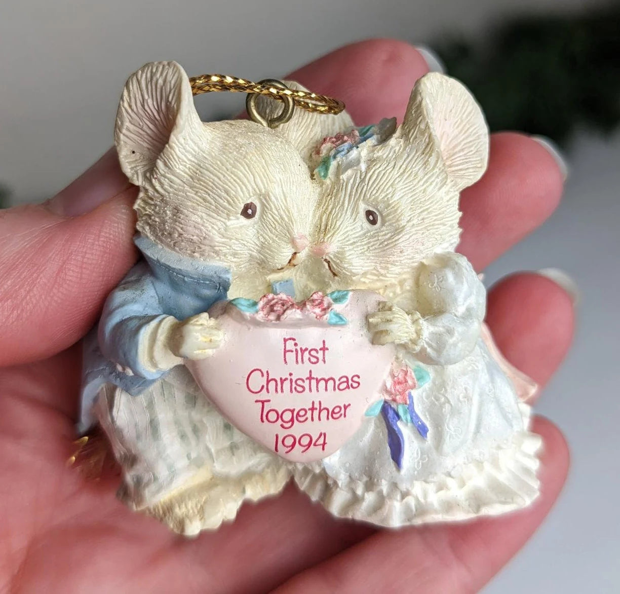 Vintage First Christmas Together 1994 Ornament