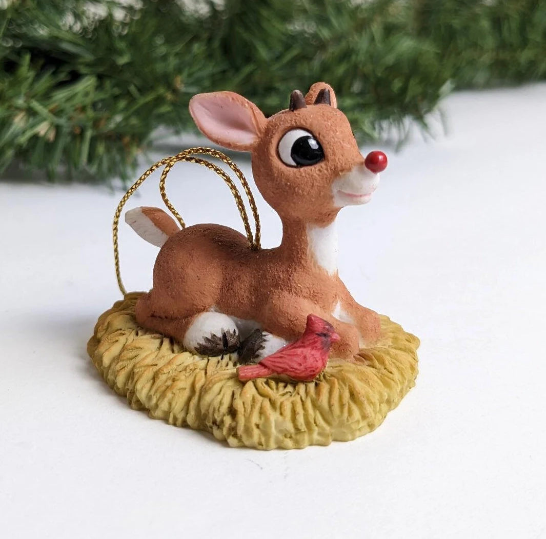 Vintage Rudolph the Red Nosed Reindeer Christmas Ornament
