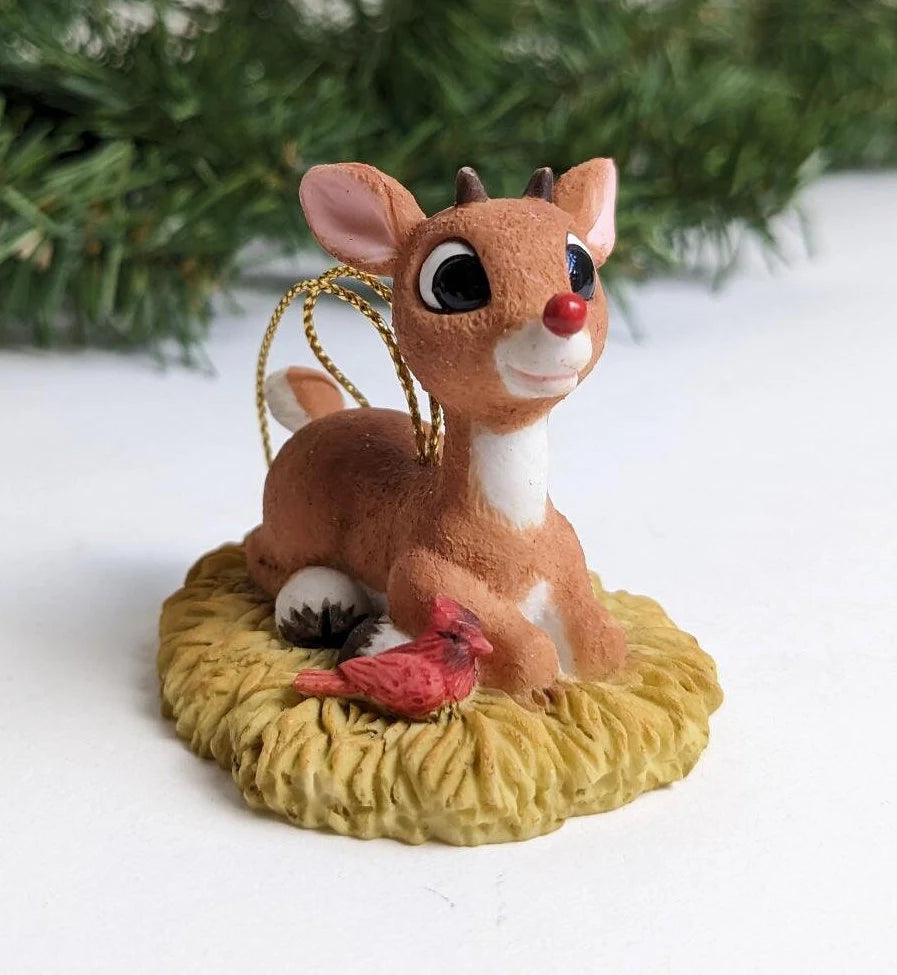 Vintage Rudolph the Red Nosed Reindeer Christmas Ornament