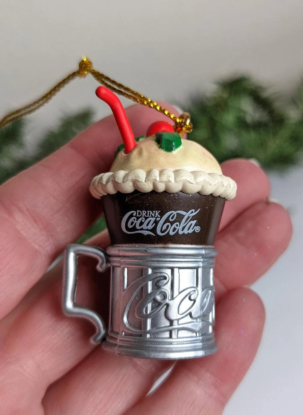 Vintage Mini Coca Cola Polar Bear Sea Lion Ornaments