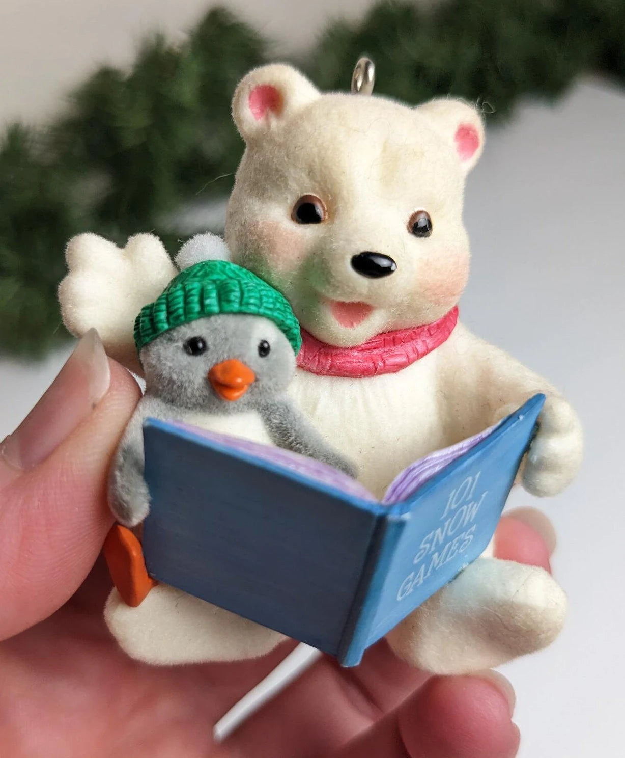 It's Snowtime Hallmark Polar Bear & Penguin Christmas Ornament