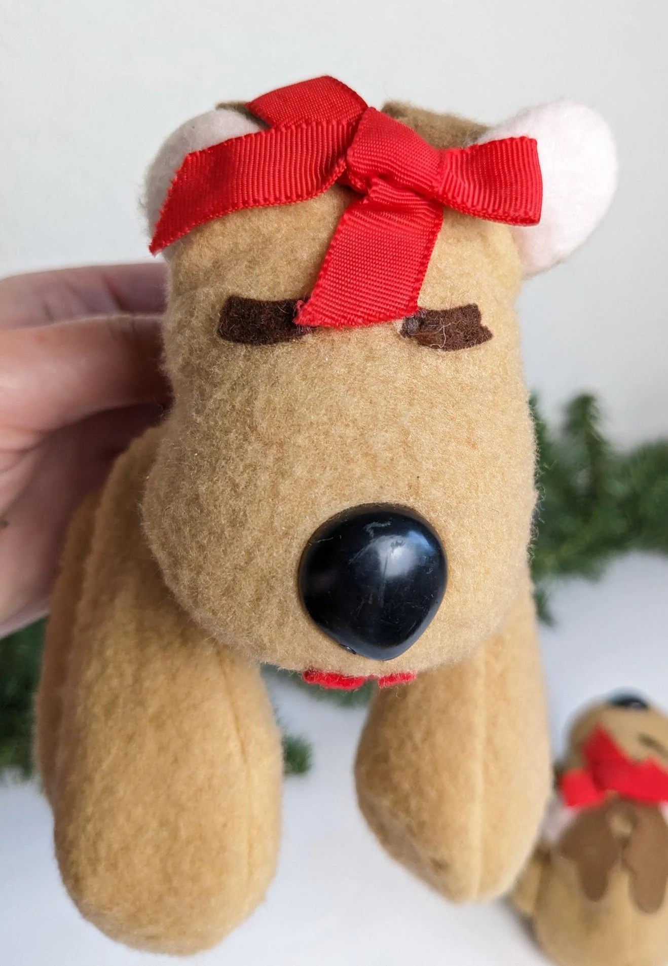 Rhonda Reindeer Plush Stuffed Animal - Vintage 1984