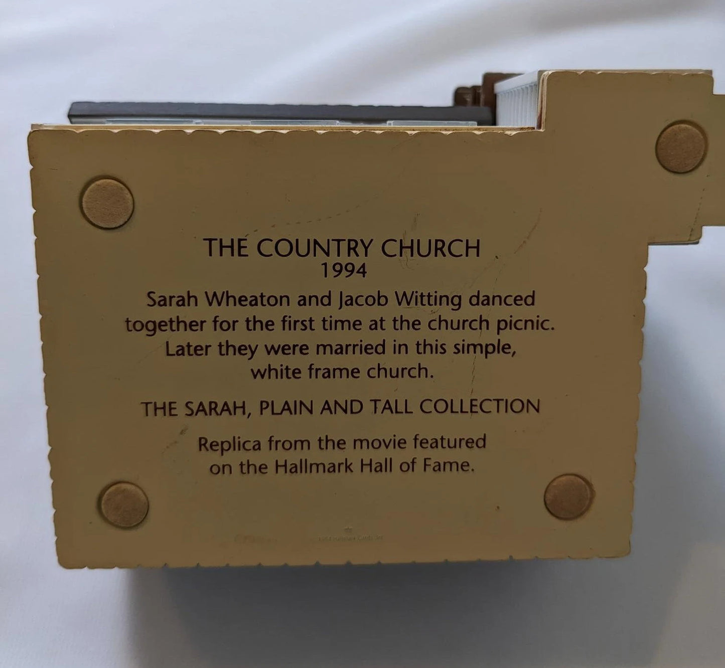 The Sarah, Plain and Tall Christmas Scene Collection Church