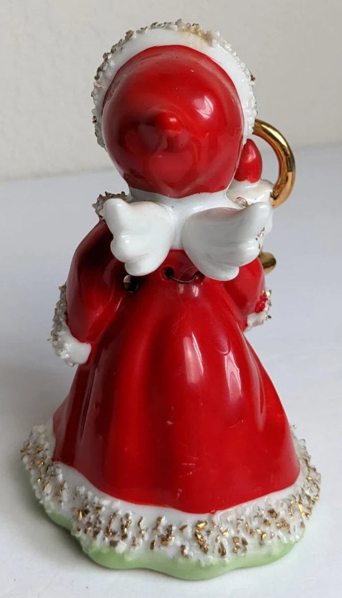 Vintage Lefton Angel Christmas Bell