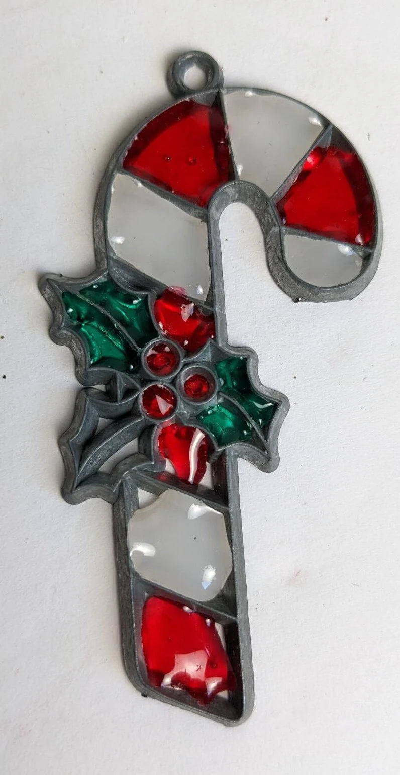 Faux Stained Glass Christmas Ornaments