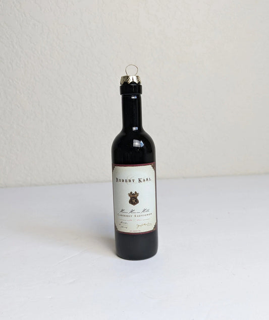 Wine Christmas Ornament