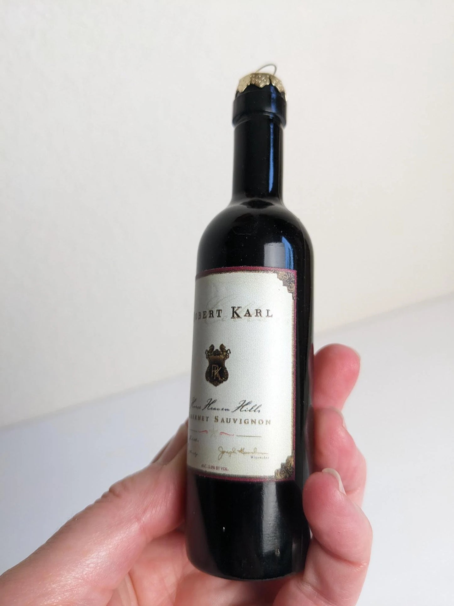 Wine Christmas Ornament