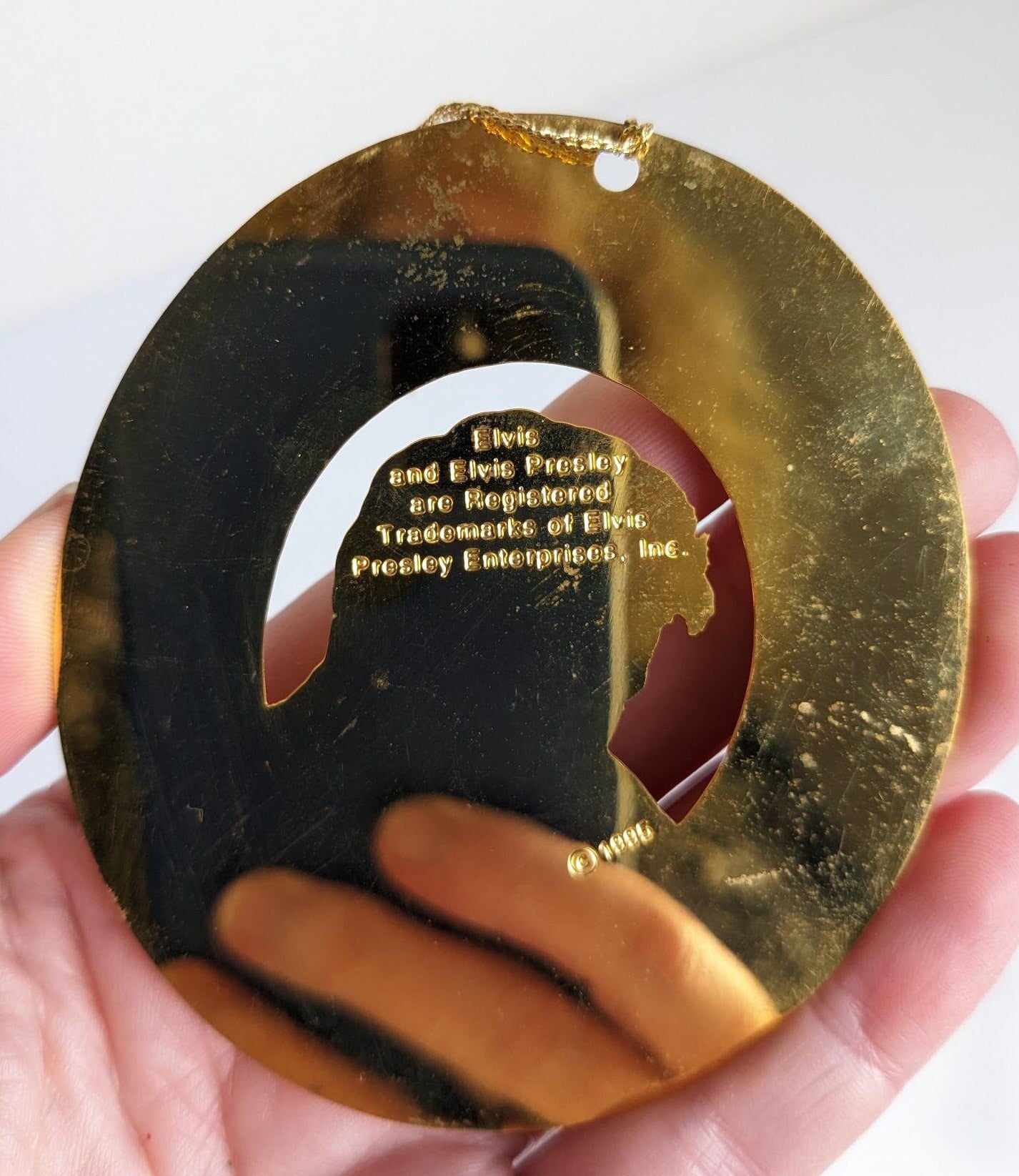 Vintage 1995 Elvis Christmas Ornament