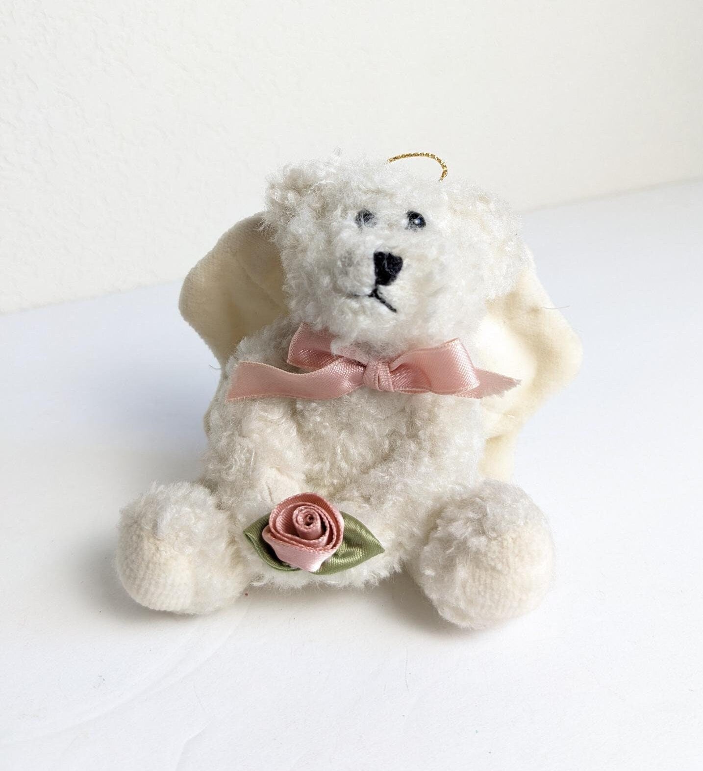 Boyds Teddy Bear Angel Stuffed Animal Christmas Ornament