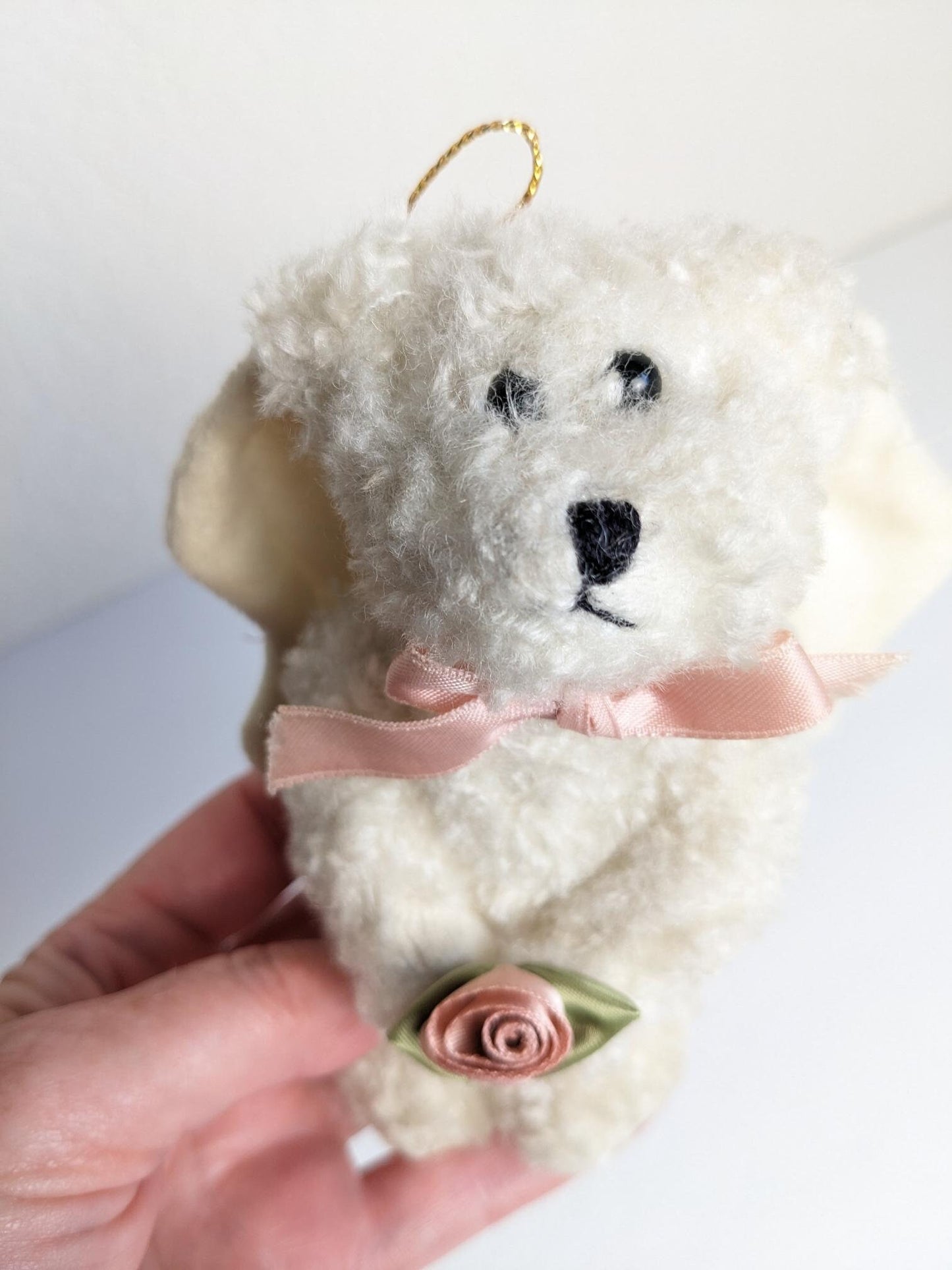 Boyds Teddy Bear Angel Stuffed Animal Christmas Ornament