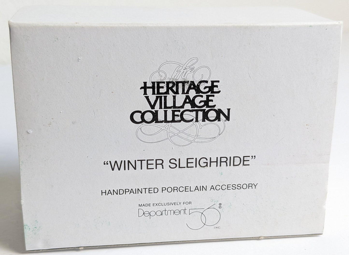 Heritage Village Winter Christmas Sleighride Accessories