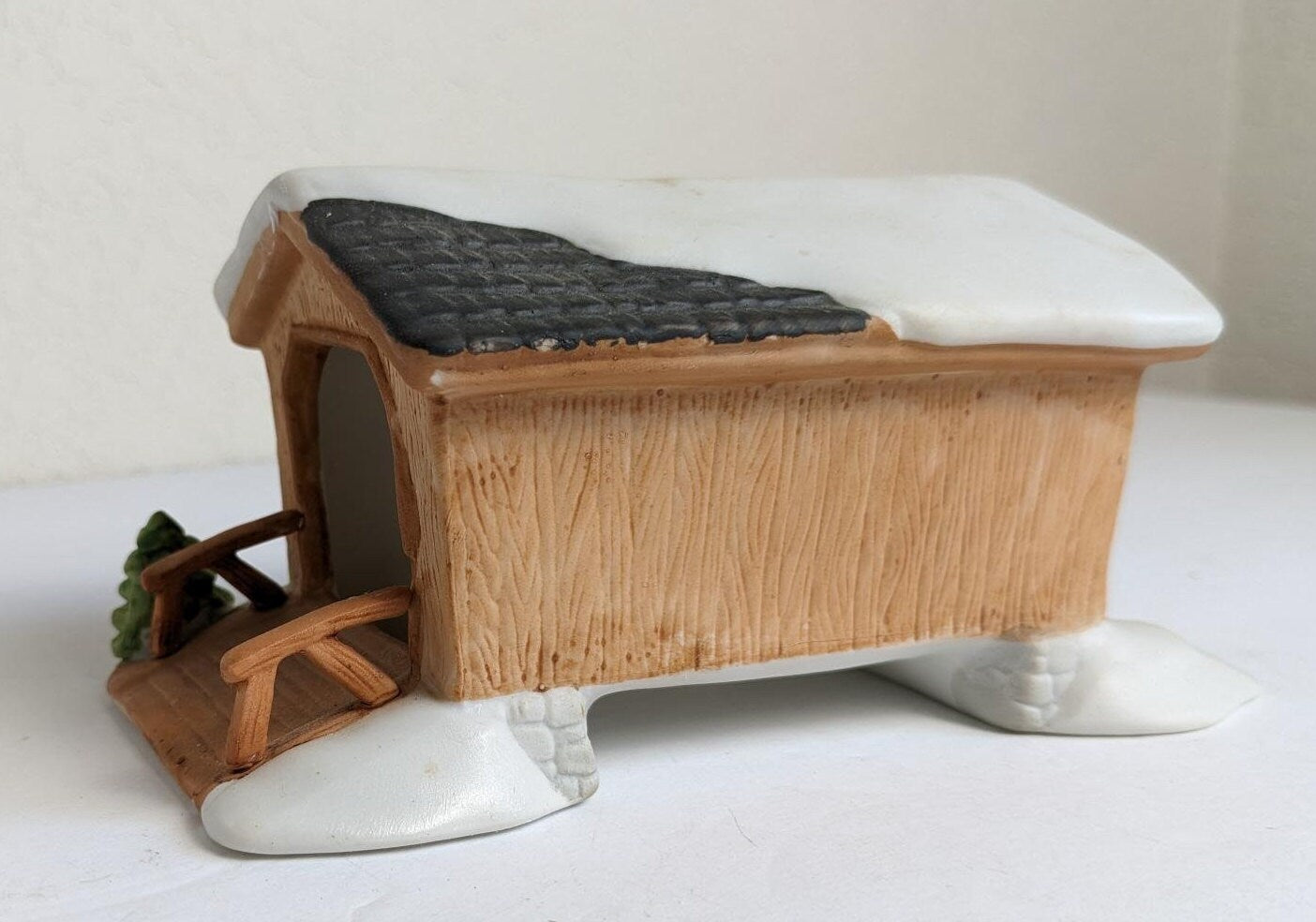 Heritage Village Accessories Christmas Wooden Bridge