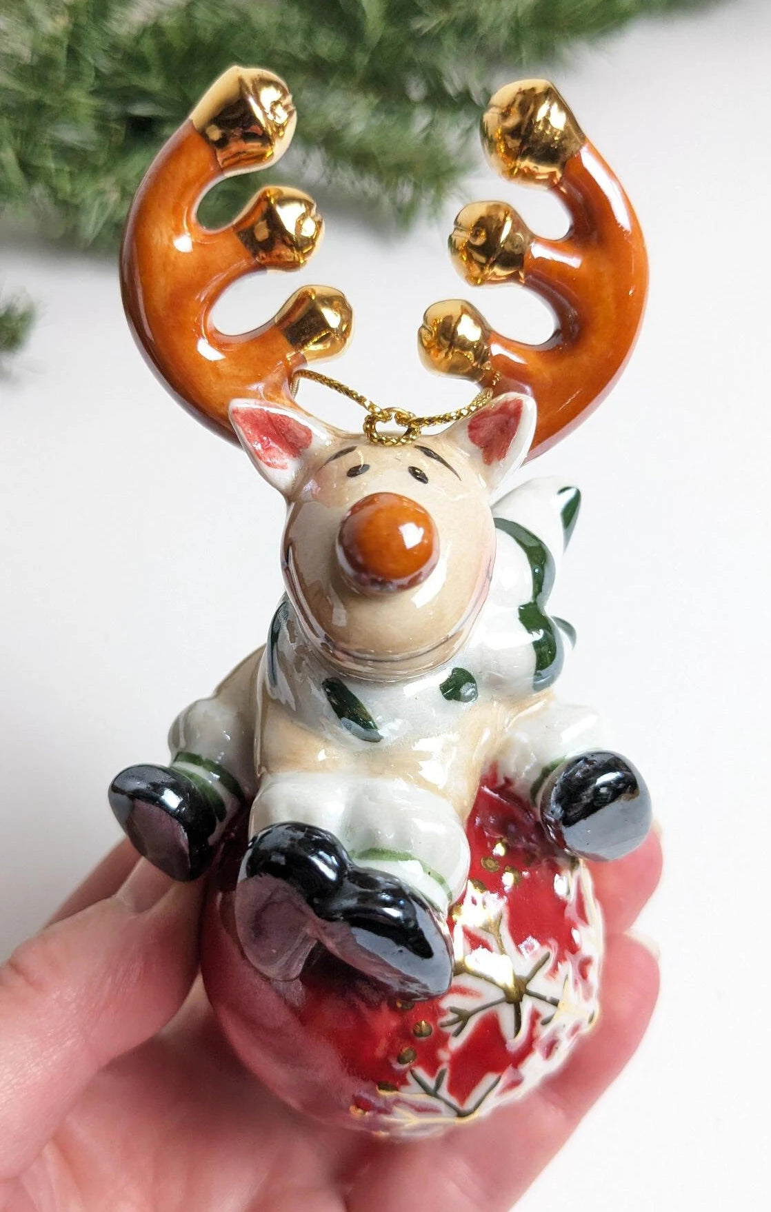 Reindeer Christmas Ornament