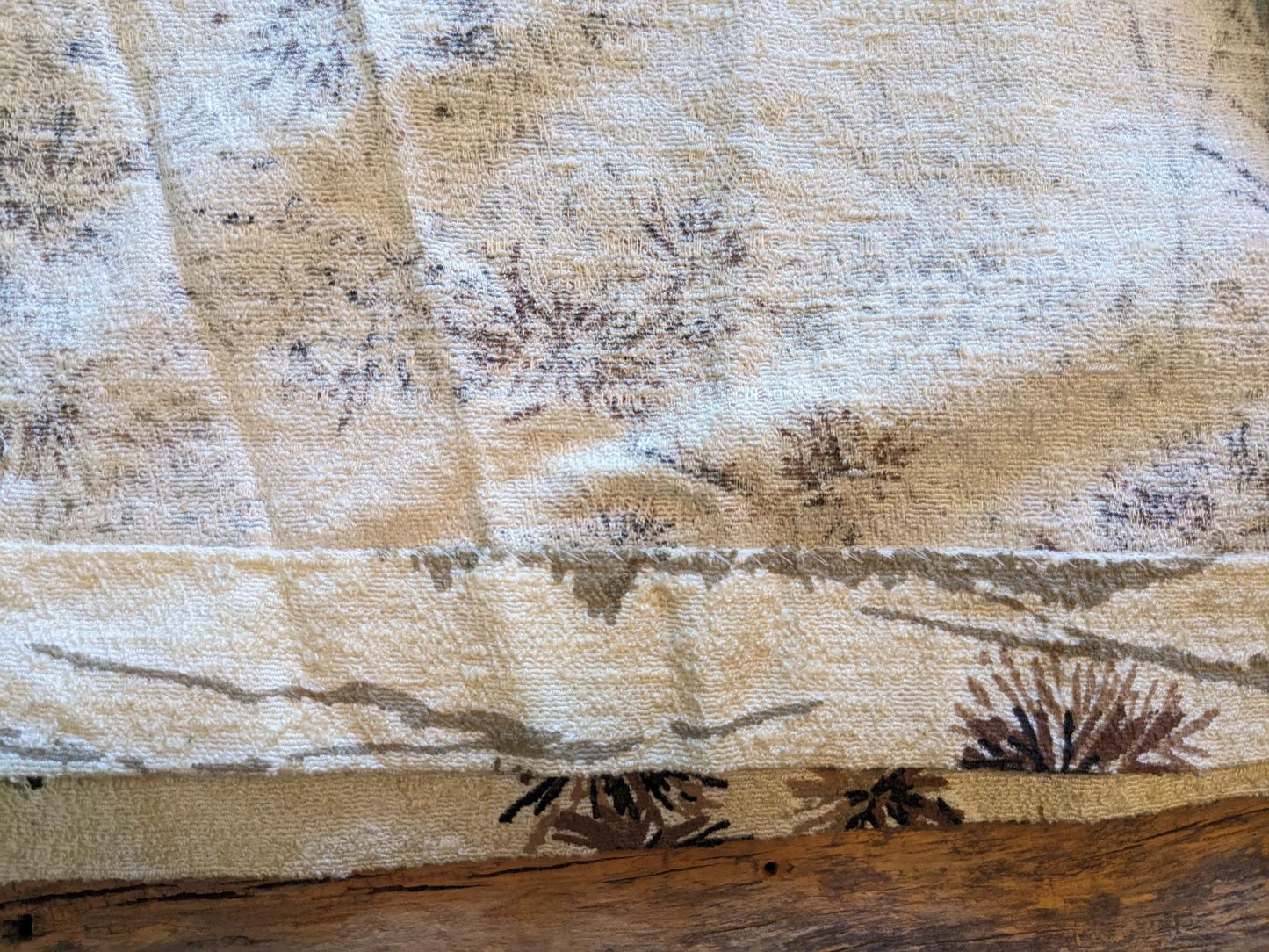 Vintage 1950's Barkcloth Fabric