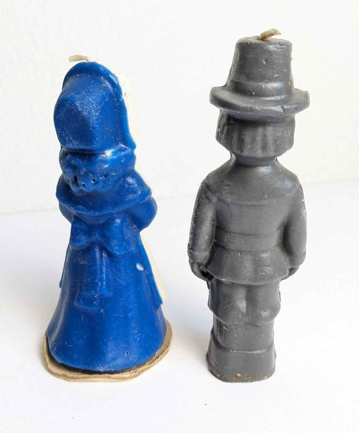Set of 2 Thanksgiving Pilgrim Figure Candles