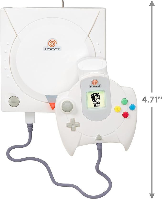 Sega Dreamcast Console - Magic Light and Sound Hallmark Keepsake Tree Ornament 2023